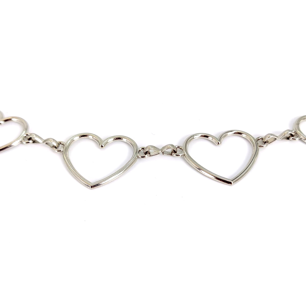 Women Fashion Heart Shaped Metal Waist Chain Belt Waistband Accessories