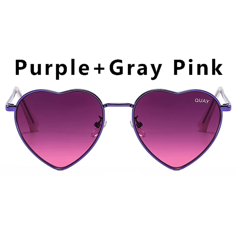 Heartbreaker Sunglasses Women Quay Brand Designer Fashion Sexy Sun Glasses for Women Retro Sweet Ladies Eyewear Female UV400